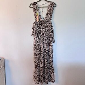 GBG Los Angeles Leopard Print Swim Coverup